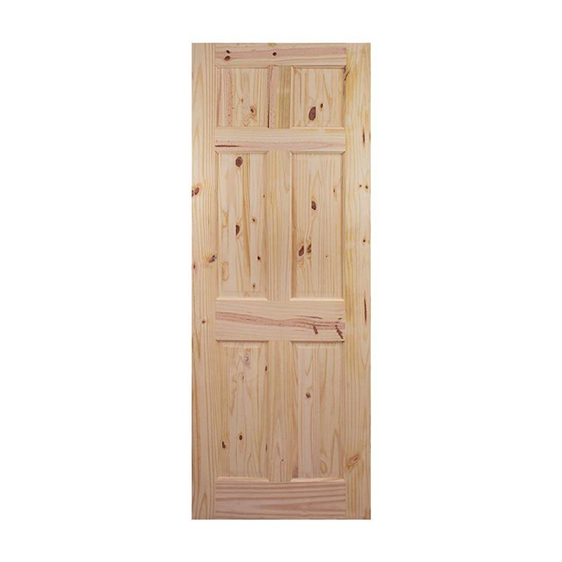 Puerta de Pino 6 Tableros - Varios Tamaños