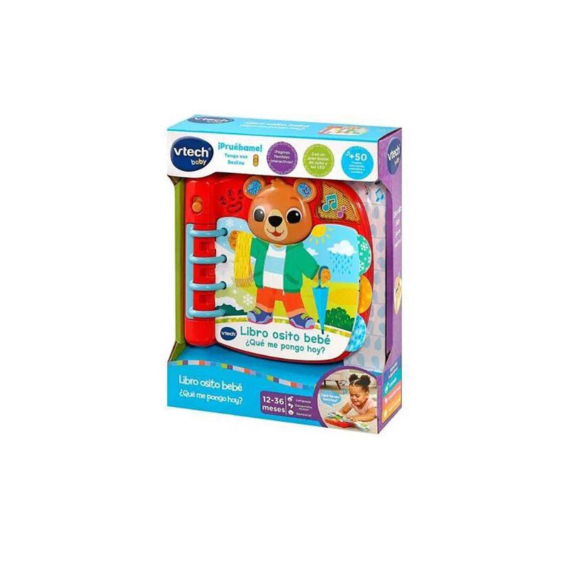 Vtech Baby Libro Osito Bebé Qué Me Pongo Hoy