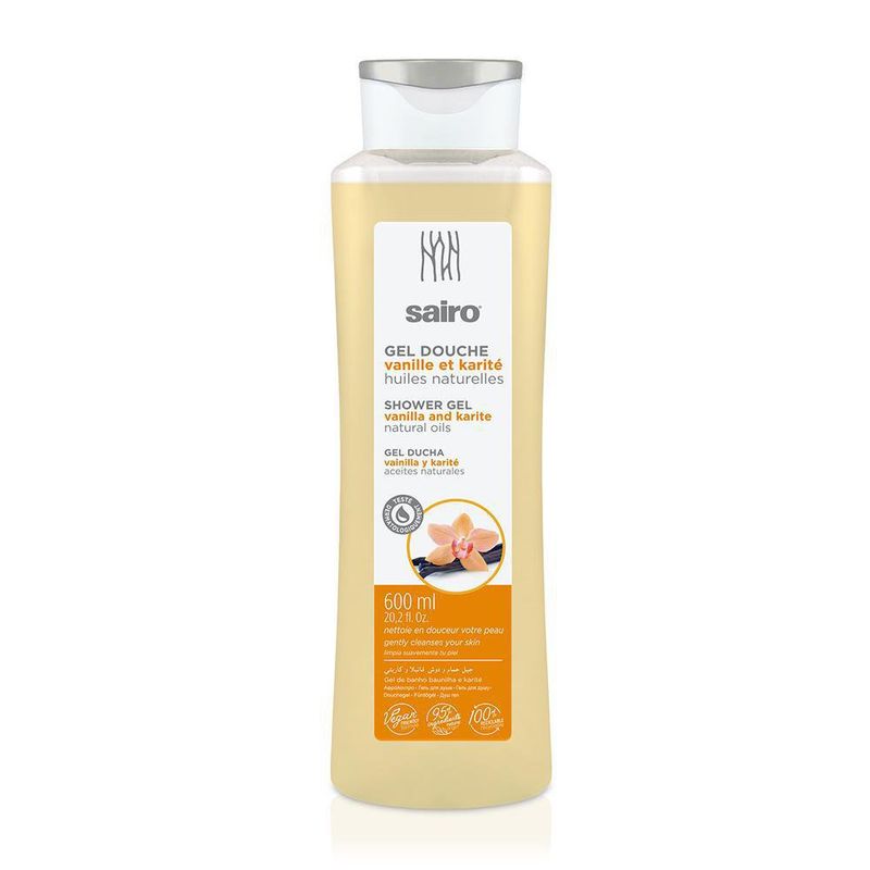 Gel De Ducha Vainilla Y Karite De 600 Ml - Sairo