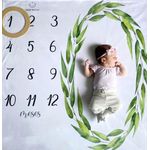 Manta Milestone Eucalipto Diseños Surtidos - Baby Monat