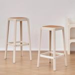 Banco Alto Lenox Café de 30x30x65 Cm - Zmobili