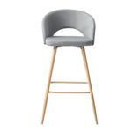 Silla de Bar Pireo Gris de 49x50x90 Cm