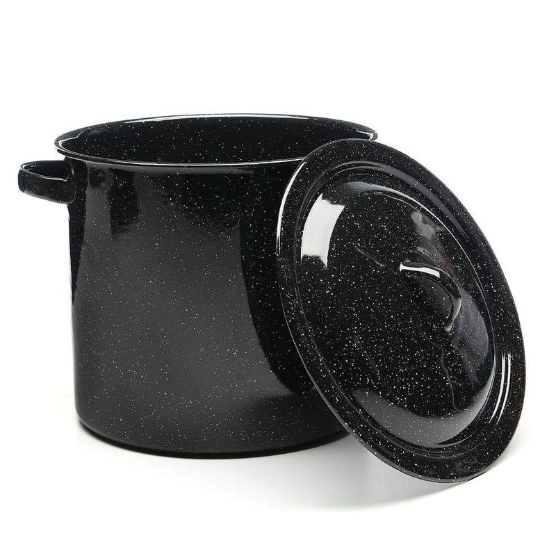 Olla Recta Alta 25 Negro