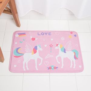 Alfombra Para Baño Diseño Unicornios De 40X60 Cm - Koala