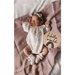 Milestone Para Crecimiento Bebé De Madera 12 Meses - Baby Monat