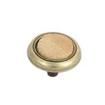 Halador Botón Latón Mate 3.15x2.44 Cm - Fincsa