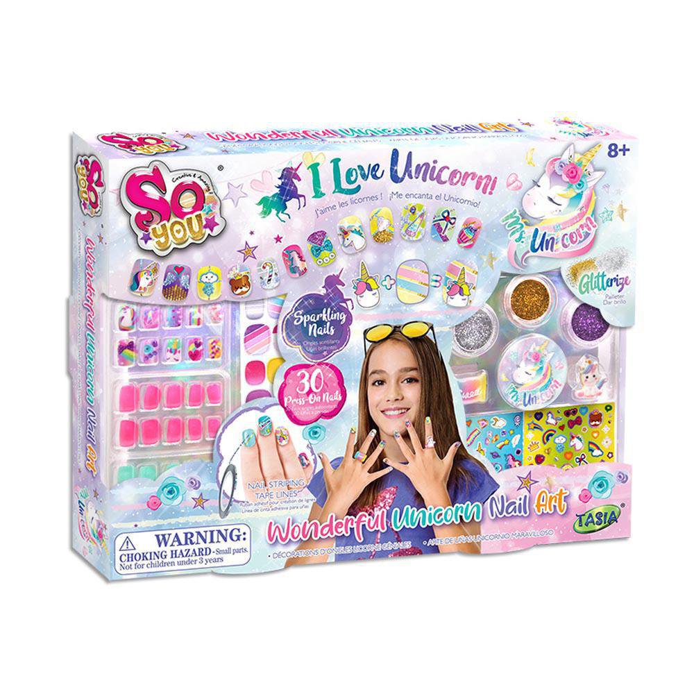 Wonderful Unicorn Nail Art Set Tasia Cemaco