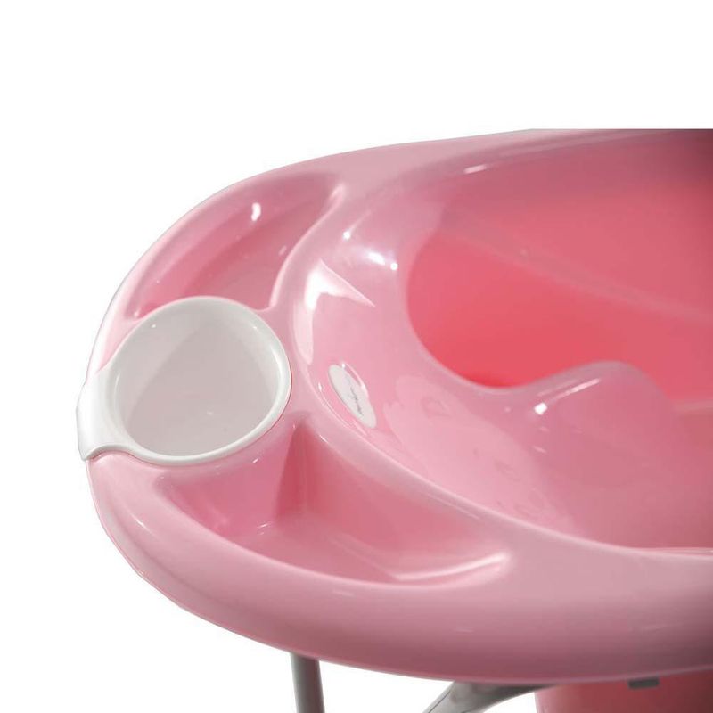Bañera Con Pedestal Rosada - Premium Baby