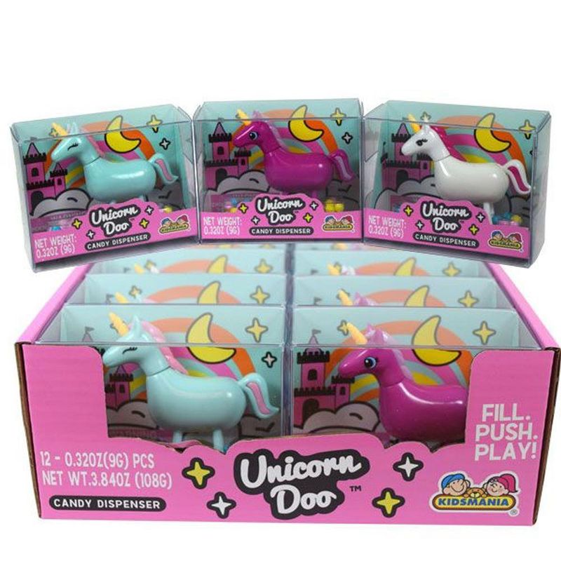 Dispensador De Dulces Unicornio Doo Colores Surtidos - Kidsmania