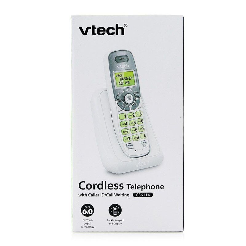 Vtech Teléfonos Inalámbricos CS6114 Blanco  Precio Guatemala - Kemik  Guatemala - Compra en línea fácil