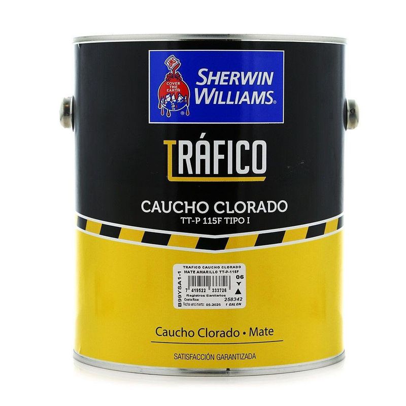 Tráfico Caucho Clorado Mate Amarillo