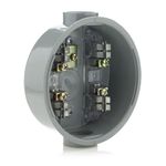 Caja Socket Redonda Para Contador C/Cinc - Iusa