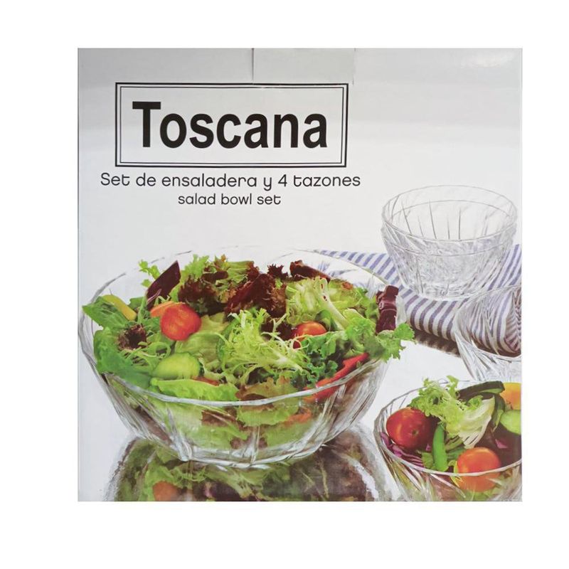 Set Ensaladera De 5 Pzas - Toscana