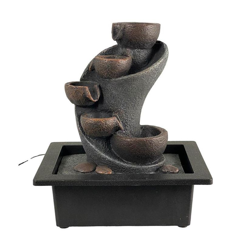 Fuente Con Luz Cascad de Jarrones De 23x17.5x27 Cm - Concepts