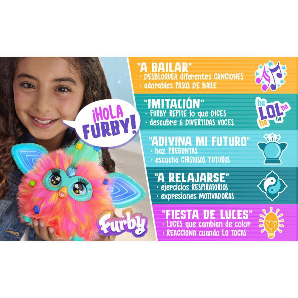 Peluche Interactivo Furby Coral. con Ofertas en Carrefour