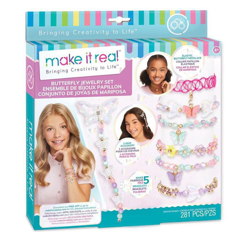 Kit De Pulseras De Bricolaje Joyas Mariposa - Make It Real