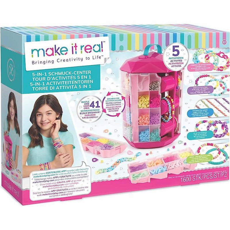 Torre De Actividades 5 En 1 1,600 Pzas - Make It Real