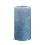 Vela Pillar Azul 6.8x6.8x13 Cm - Bolsius