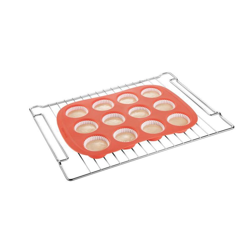 Molde De Silicona Para Muffins De 12 Unidades - Tescoma