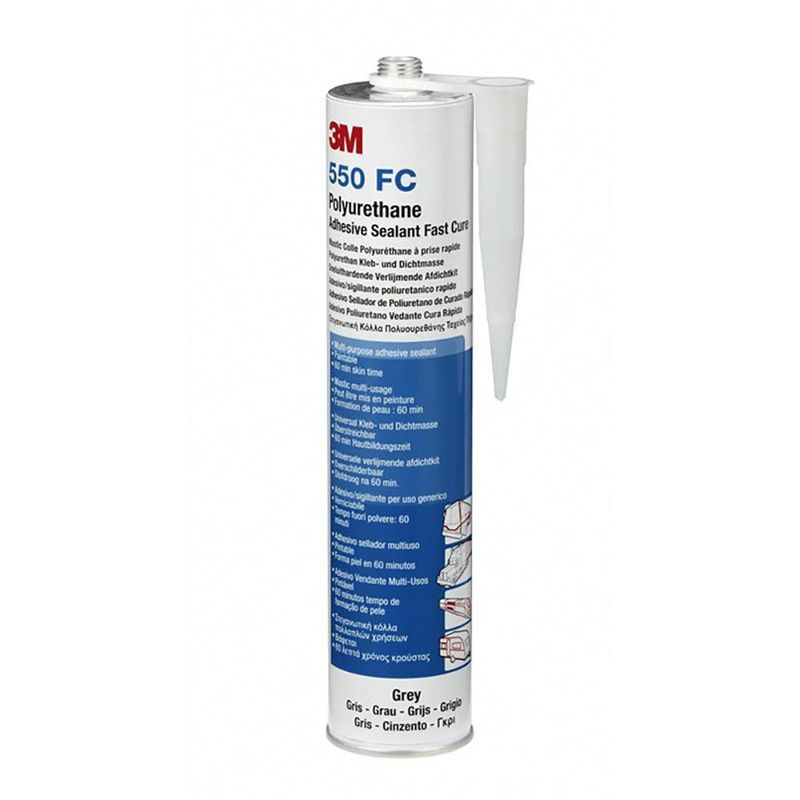 Adhesivo Sellador Gris Poliuretano 550 Fc 300 Ml - 3m