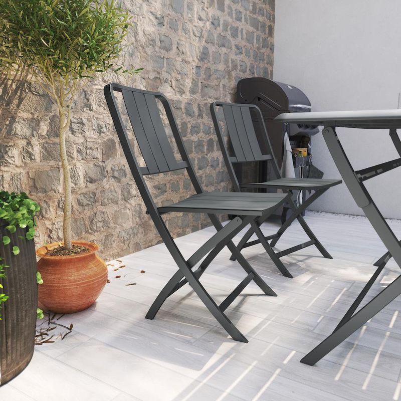 Silla Plegable Lima Alu - Naterial Varios Colores