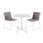Silla Con Brazo Aida Alu Gris - Naterial