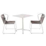 Silla Con Brazo Aida Alu Gris - Naterial