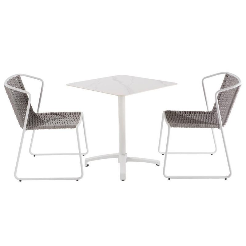 Silla Con Brazo Aida Alu Gris - Naterial