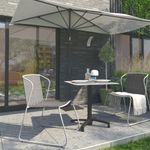 Silla Con Brazo Aida Alu Gris - Naterial