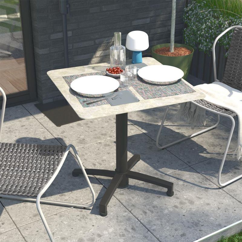 Silla Con Brazo Aida Alu Gris - Naterial