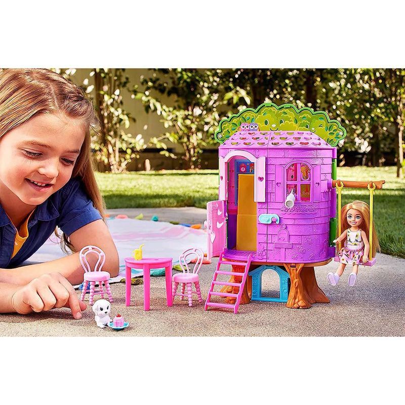 Set De Juego Mu eca Chelsea Casa Del rbol Barbie Cemaco