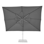 Sombrilla Banana Canopy Rectangular Gris
