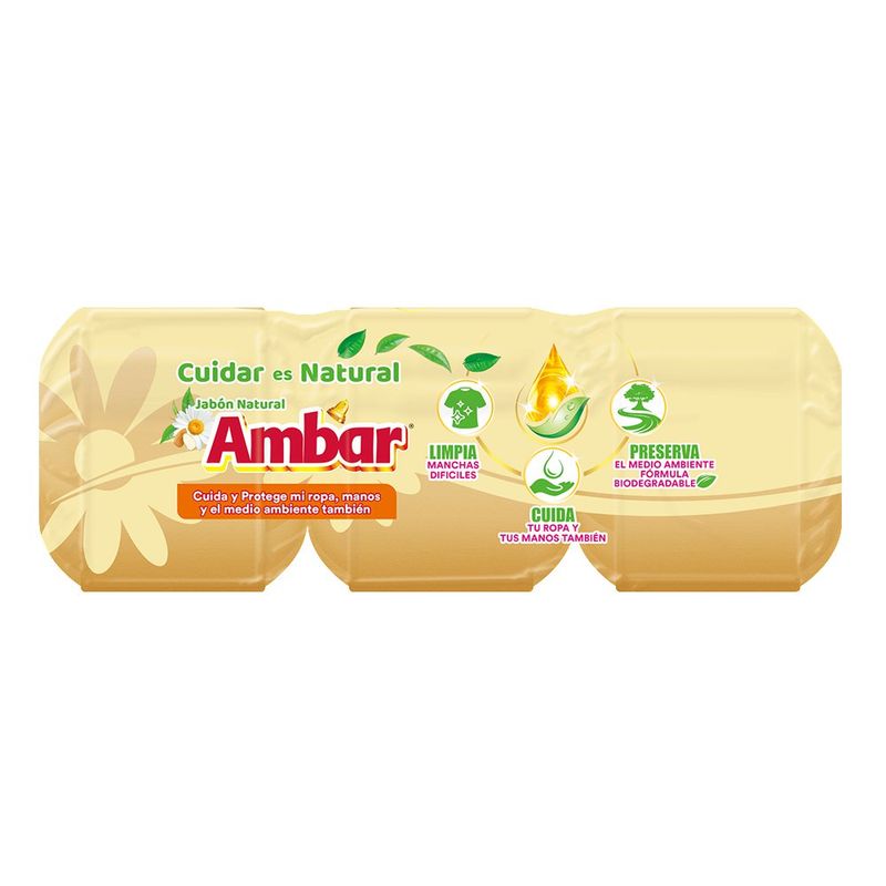 Jabón Ambar - Detergente Líquido Ambar cuida todo tipo de