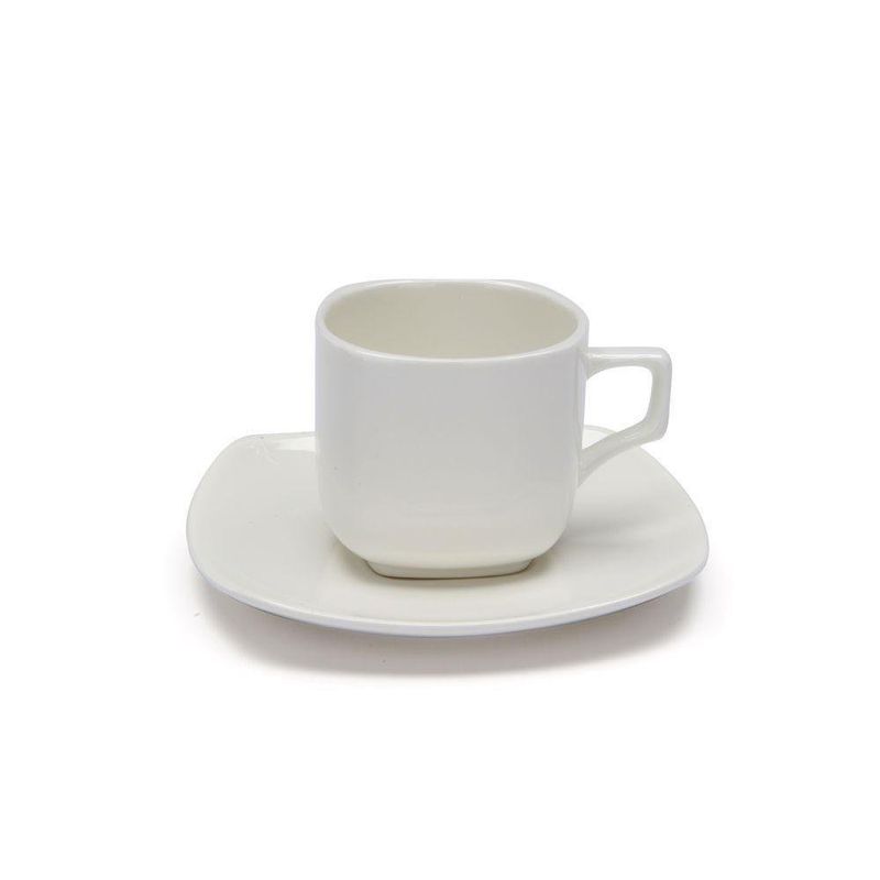 Taza De Porcelana Cuadrada - Wilmax