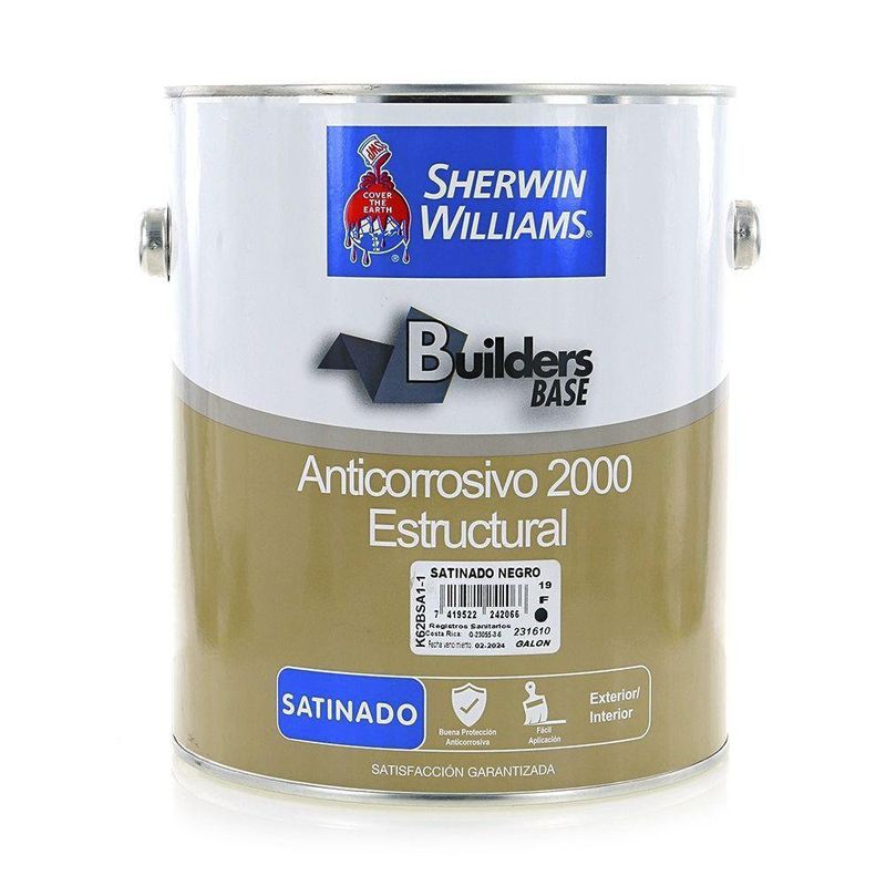 Builders Base Anticorrosivo 4000 Colonial Negro 1 Gal - Sherwin Williams