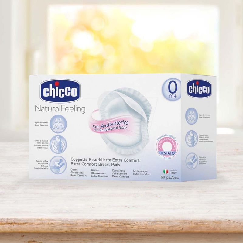 Chicco Natural Feeling Discos Absorbentes Lactancia (60 Pz)