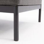 Sillón de Exterior Negro 1 Persona 82x61x82 Cm - Naterial