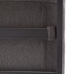 Sillón de Exterior Negro 1 Persona 82x61x82 Cm - Naterial