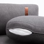 Sillón de Exterior Negro 1 Persona 82x61x82 Cm - Naterial