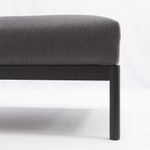 Sillón Auxiliar Negro Ottoman Negro 82x82x24 Cm - Naterial