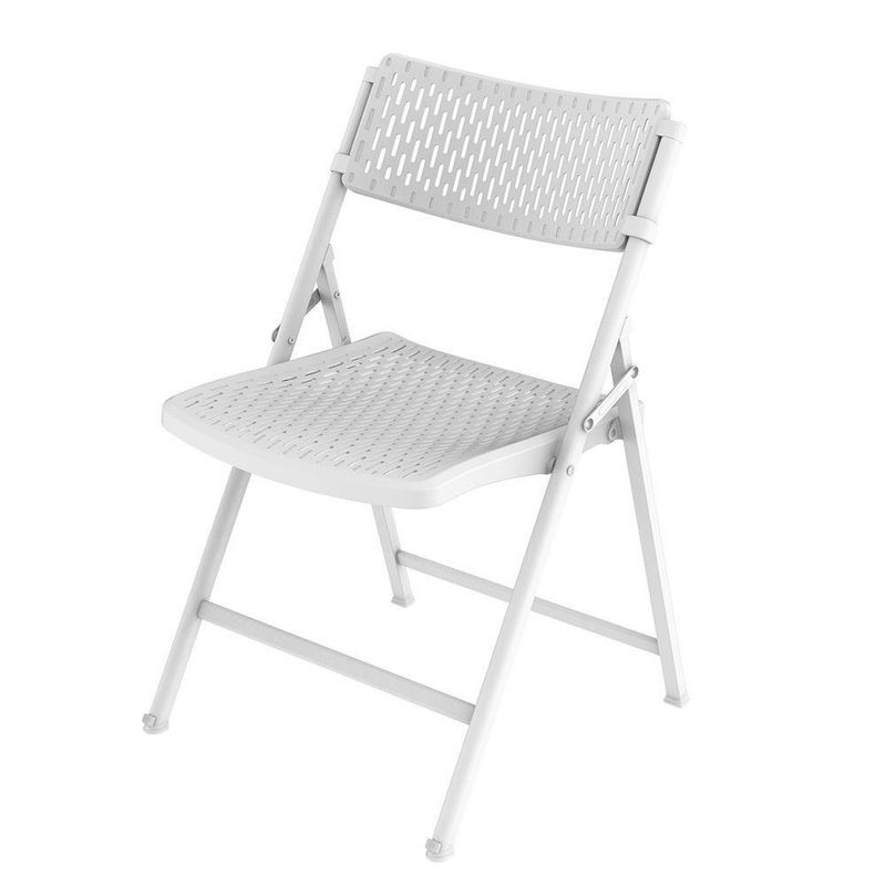 Silla Plegable Aida Blanca 50.6x52.1x81 Cm - Newstorm