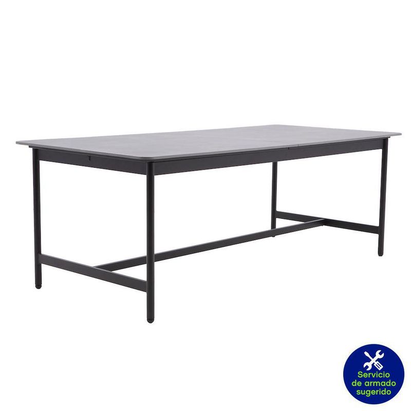 Mesa de Comedor Extensible Negra - Naterial