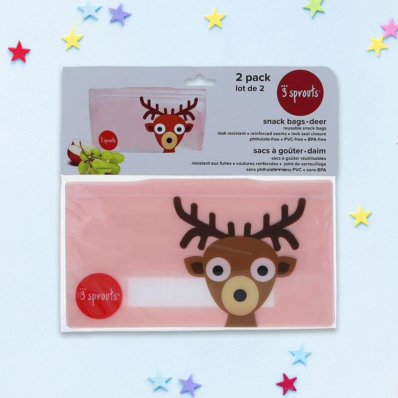 Bolsa Para Snacks Diseño Venado - 3 Sprouts