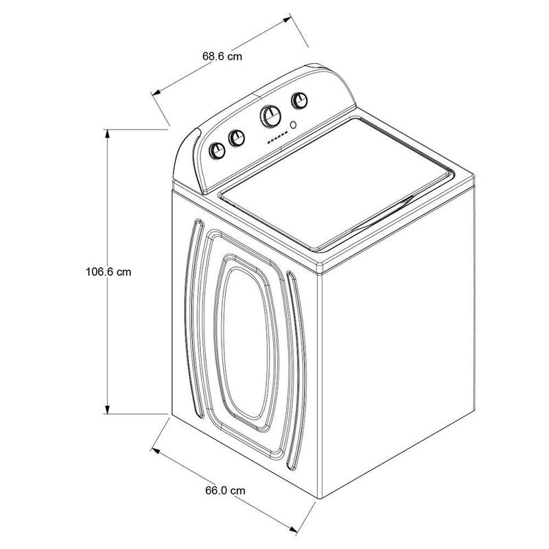 Lavadora Whirlpool Xpert System Carga Superior 17 kg