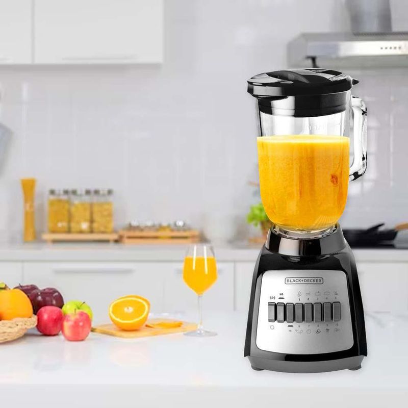 Licuadora Con Vaso De Vidrio 10 Velocidades - Black & Decker - Cemaco