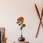 Flor Rosa Artificial Mostaza 14 X 61 Cm - Concepts