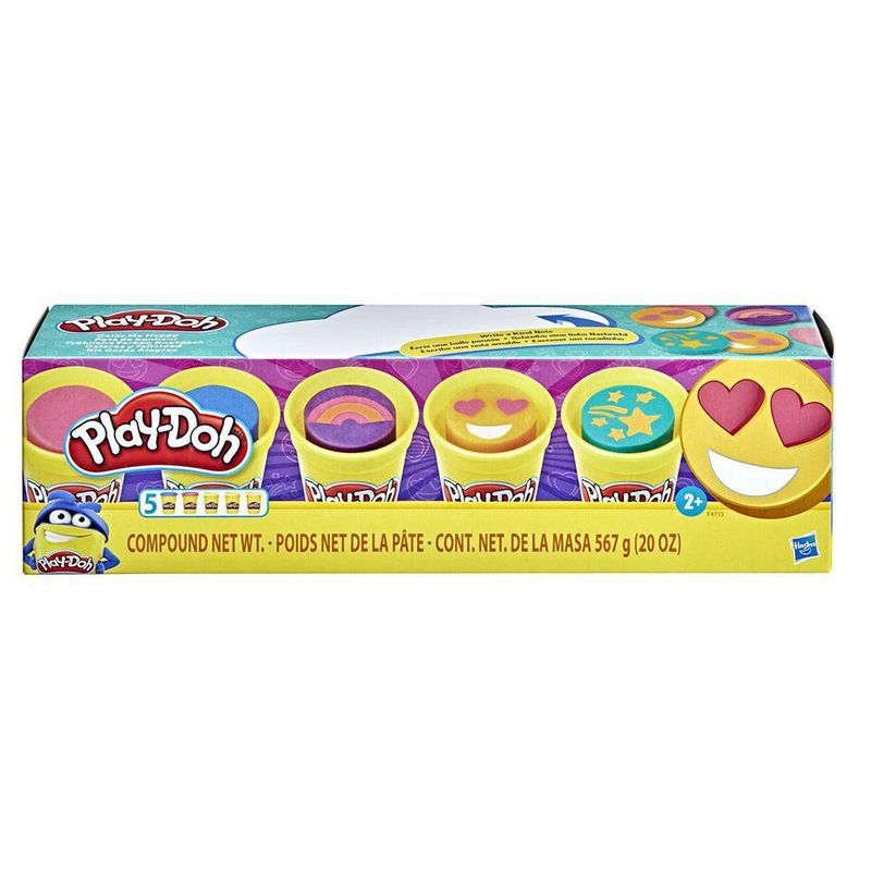 Kit De 5 Latas De Plasticina Multicolores 567 G - Play Doh