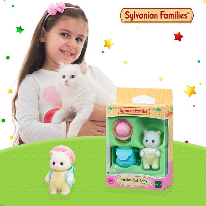  SYLVANIAN FAMILIES Gato Persa bebé: Juguetes y juegos