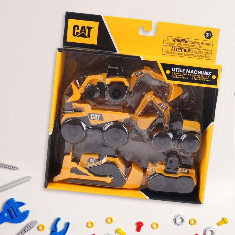 Set de Máquinas De Construcción 5 Pzas - Cat