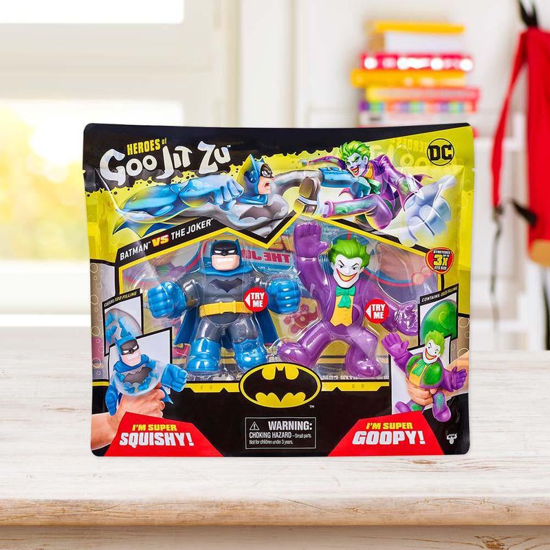 Figuras De Acción Batman Vs Joker Y Héroes De Goo Jit Zu - Goo Jit Zu